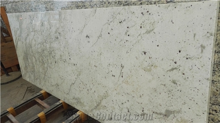 Andromeda White Granite Kitchen Counter Top , Sri Lanka White Granite Bench Top