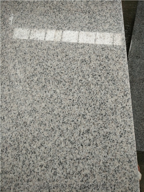China Hubei Granite G603 ,Seasame White , Polished Gangsaw Slab with Size 160cm X280cm X 2cm