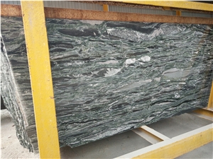 Yuannan Green,Sea Wave Green Granite,China Green Granite Slabs