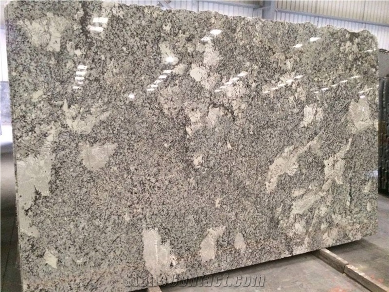 Alaska White Brazil Granite White Slabs Stone Tiles