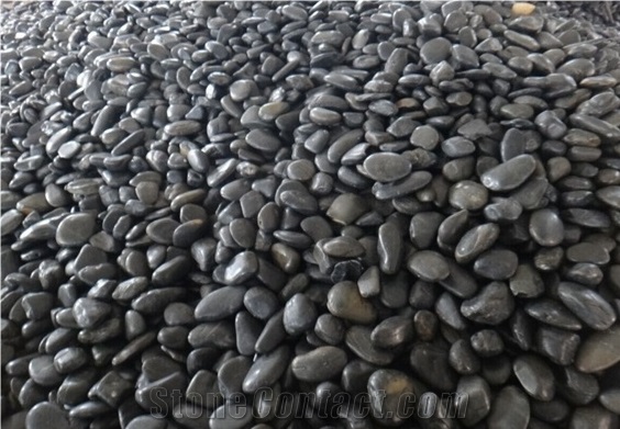 Black Pebble ,Black Aggregates, Flat Pebble ,Black Gravel ,Black River Stone, Polished Pebbles,Gravel