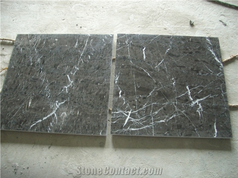 China Hang Grey,Hangzhou Gray Marble,Chinese Picasso Gris,Imperial Silver Spider Marmoles Slabs,Cut-To-Size Tiles,Pattern,Stars Hotel,Lobby,Foyer,Bathroom Wall Cover,Flooring,Clading