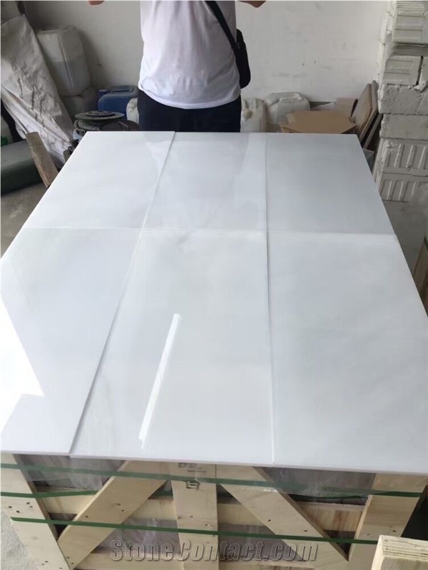 Pure White Marble Tiles & Slabs Polished,Han White Jade Marble,China ...
