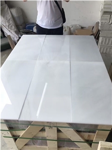 Pure White Marble Tiles & Slabs Polished,Han White Jade Marble,China White Marble Without Veins