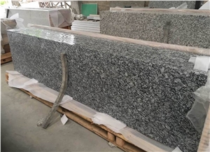 Spray White Granite Kitchen Countertops, Chinese Seawave White Granite Kitchen Worktops, Cheap White Granite Tops