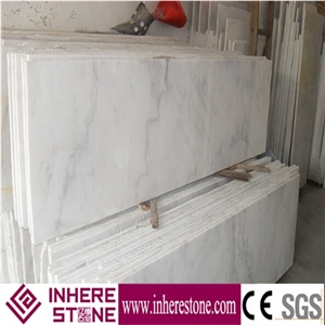 China Carrara White Marble Tiles & Slabs, Guangxi White Marble, Carla White, Ivory Jade Marble Stone