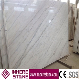 Chinese White Marble Tiles & Slabs, China Carrara White Marble, Guangxi White, Carla White, Ivory Jade Marble Florring Covering