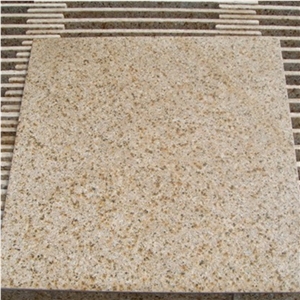 Rusty Yellow Beige G682 Granite Slabs, G350 Granite Flooring, Shandong Yellow Rusty Granite Flamed Slabs Tiles Paving, Wall Cladding Covering, Landscaping Decoration Building Project