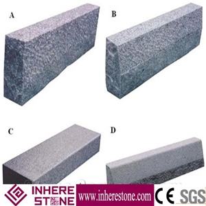 Sesame White G603 Granite Curbstone, Padang Light Granite Kerbstones, China Cristall Kerbs, Gamma Bianco Granite Road Stone