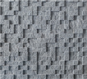 Chinese Grey Basalt Mosaic/Mosaic/Natural Stone Mosaic/Honed/Hainan Grey Basalt Mosaic