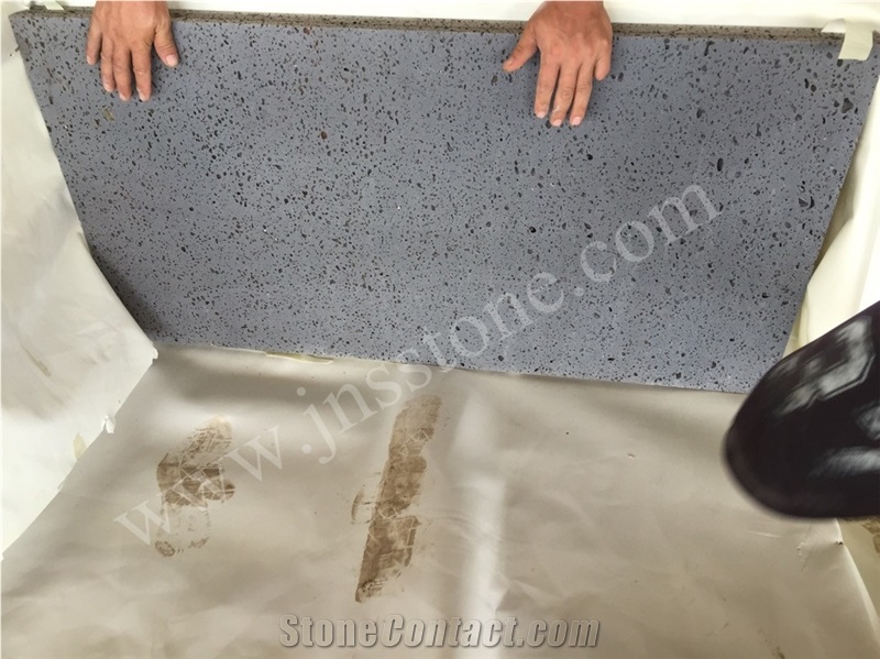 Lava Stone/Grey Basalt /Cut to Size/Tiles/Hainan Grey/ Walling,Flooring,Cladding