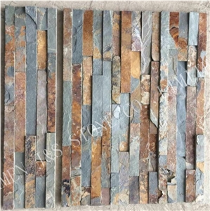 Stone Veneer, Wall Cladding, Ledgestone, Stacked Stone,Decorative Wall Tile,Natural Slate Wall Panel