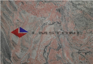 Chinese Multi Color Red Granite Tiles & Slabs, Thickness Cut for Wall/Floor