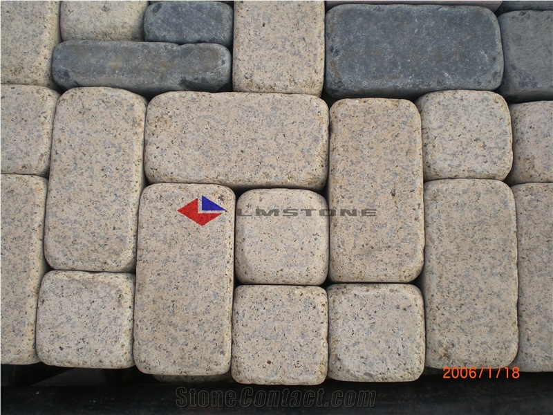 G682 Granite Cube Stone & Pavers