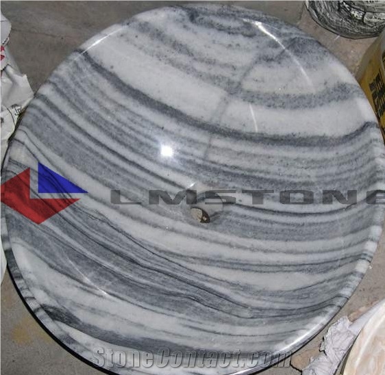 Gray Marble Sink,Lm-03