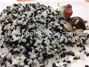 1-3mm Epoxy Pebble, Polished White and Black Pebble & Gravel