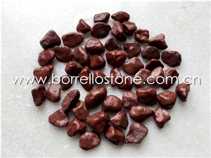 Blood Red Natural Pebble Stone