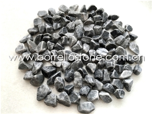 China Grey Color Pebble Stone