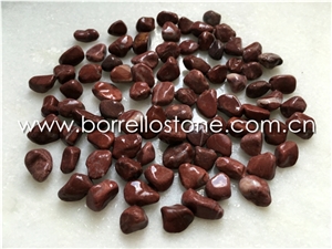 China Red Color Pebble