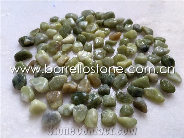 Light Green Jade Pebble Stone