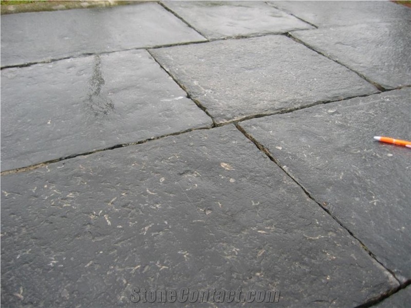 China Shandong Blue Stone Pavers Pattern Patio Bluestone Floor Covering