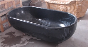 G654 China Impala Black Granite Bathtub /Bath Tubs Bathroom Design