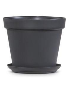 Hainan Black Bsalte Honed Garden Planter / Exterior Flower Pots / Other Material & Size Customized Landscaping Flower Vase