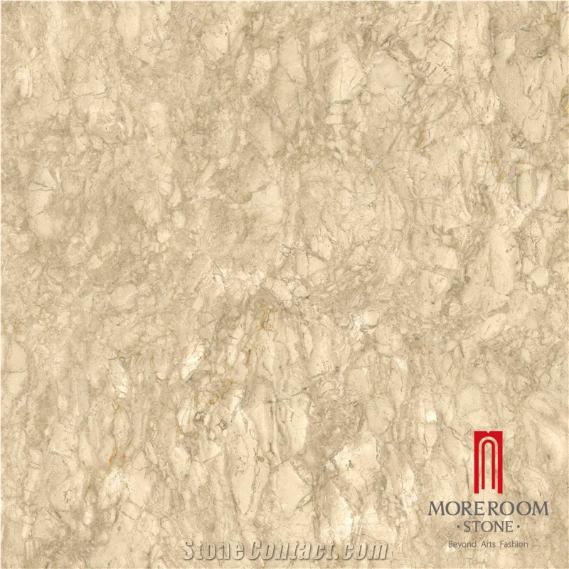 Beige Marble Look Discontinued Porcelain Floor Tile Ceramic from China