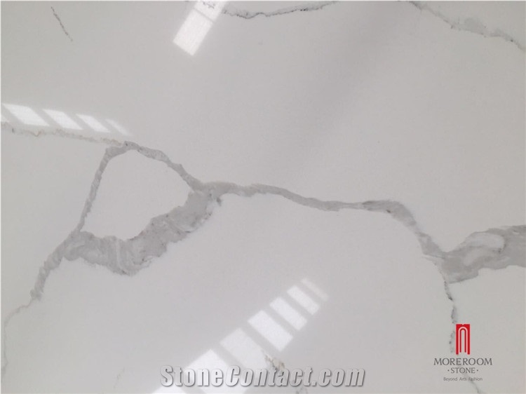 Calacatta White Quartz Stone Price, Engineered Stone Slabs & Tiles