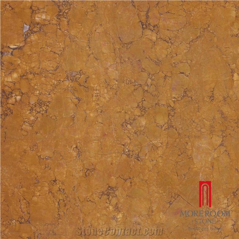 Classical Gold Marble Look Like Polished Tile China Flooring Design