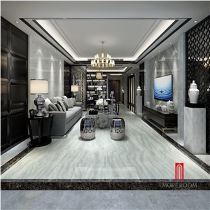 Foshan Manufacturer Discontinued Onyx White Ceramic Floor Tile