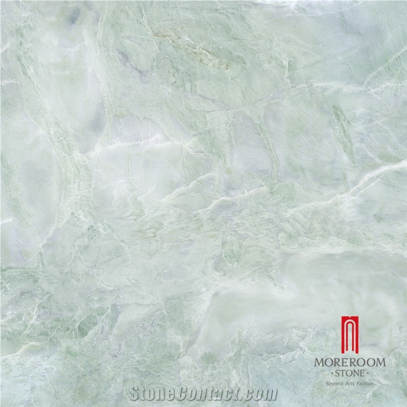 Non-Slip Low Water Absorption Blue Onyx Porcelain Tiles for House Decoration