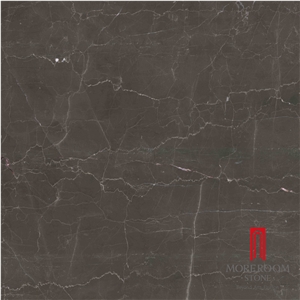 Polished Silver Gray Marble Look Creamic Tile for Flooring