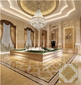 Polished Spain-Amarillo Oro Marble Porcelain Ceramic Floor Tile Price