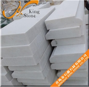 Natural Snow White Marble Tile from Shandong Province