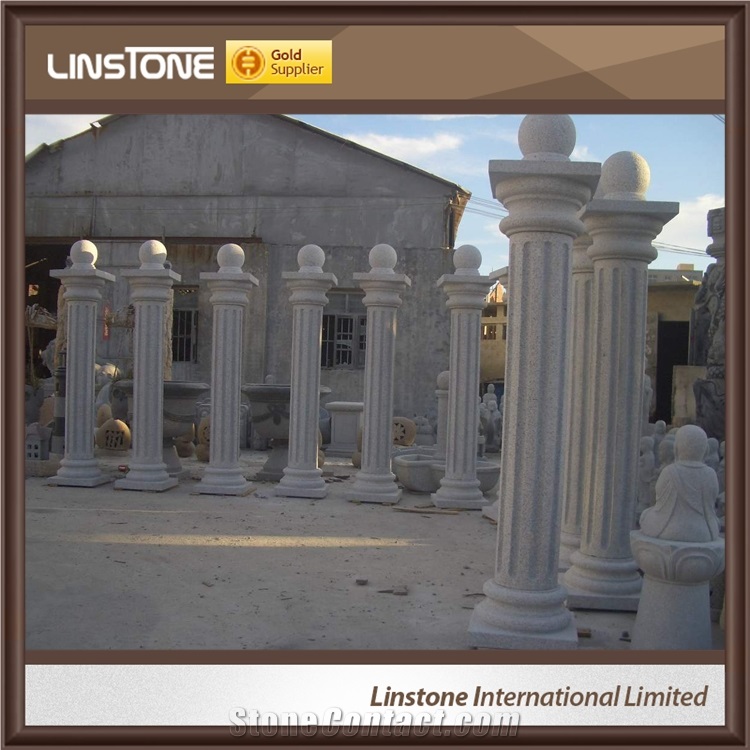 Wholesale Customize Outdoor Roman Stone Marble Columns Lanterns for Door Park