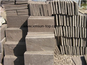 Brown Slate Paving Tile, Floor Covering, Slate Pavement Tiles, Garden Stepping Pavements, Brown Pavers, Step Paving, Paving Sets, Walkway Pavers