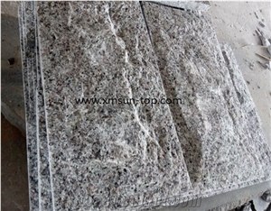 China Swan White Granite Mushroom Stone Tiles, Swan White Granite Mushroomed Stone, Granite Mushroom Stone for Walling, Split Face Mushroom Stone