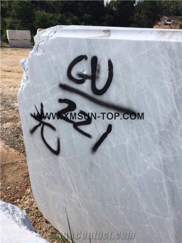 Chinese Ice Grey Marble Blocks/China Light Grey Marble Blocks/Own Marble Quarry/Gray Marble Blocks