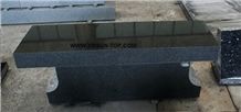 G654 Tombstone & Monument Cemetery Bench/China Nero Impala Granite Monumental Bench/Flake Grey Granite Memorial Bench/Dark Grey Granite Funeral Cremation Benches/Sesame Black Granite Tombstone Benches