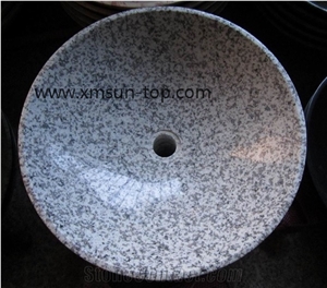 G655 White Granite Basin, Rice Grain White Sinks, Rice Flower, Tongan Bai, Hazel White Bathroom Top Sink, Vessel Sinks, Granite Washbasin, White Flower, Tongan White Granite Basin