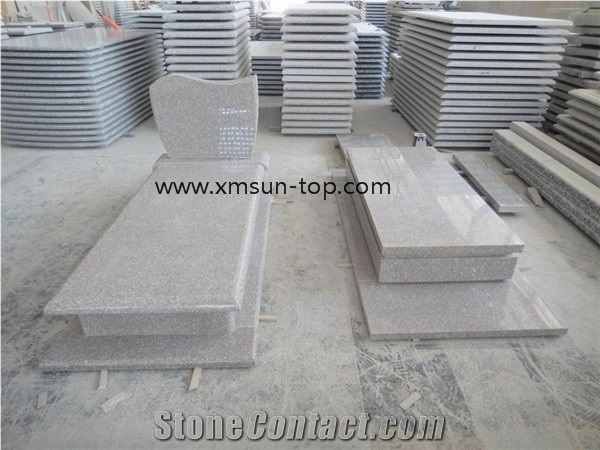 Lilac Pink Granite Tombstone & Monument, Pearl Pink Granite, Misty Rose Granite Gravestone, China G617 Granite Monument, Xiamen Pink Granite Column Headstone