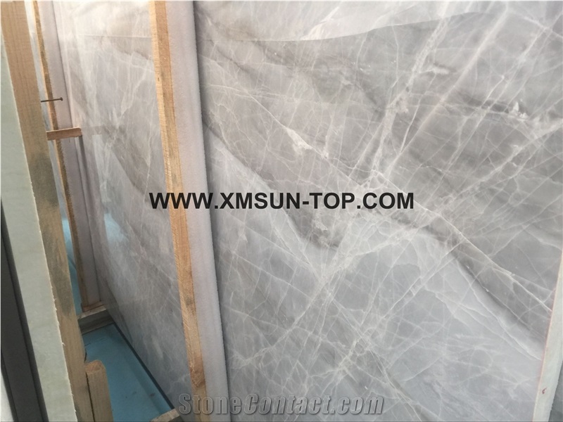 Polished China Ice Grey Marble Tile&Slab&Cut to Size/Chinese Light