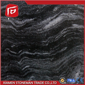 Meteor Shower Star Rain Black Marble Slabs & Tiles, China Black Marble