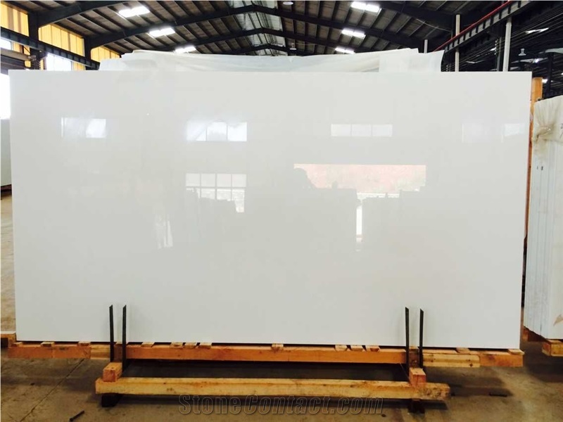 Outdoor & Indoor White Nano Crystallized Stone Wall Cladding Panels