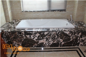 Bathtub Decoration Marble Panels/Kylin Marble Bathtub Surround/Bathroom Design Stone/Custom Bathroom Tub