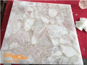 Beige Gemstone Slabs,White Semiprecious Stone Slabs