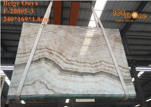Beige Onyx/Chinese Onyx/Bookmatch Onyx/Onyx Slabs and Tiles