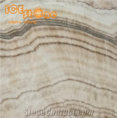 Beige Onyx Wall Tiles Slabs/Wood Onyx Wall Tiles/Tv Background Decoration Stone/Home Decoration Building Stone Onyx Tiles