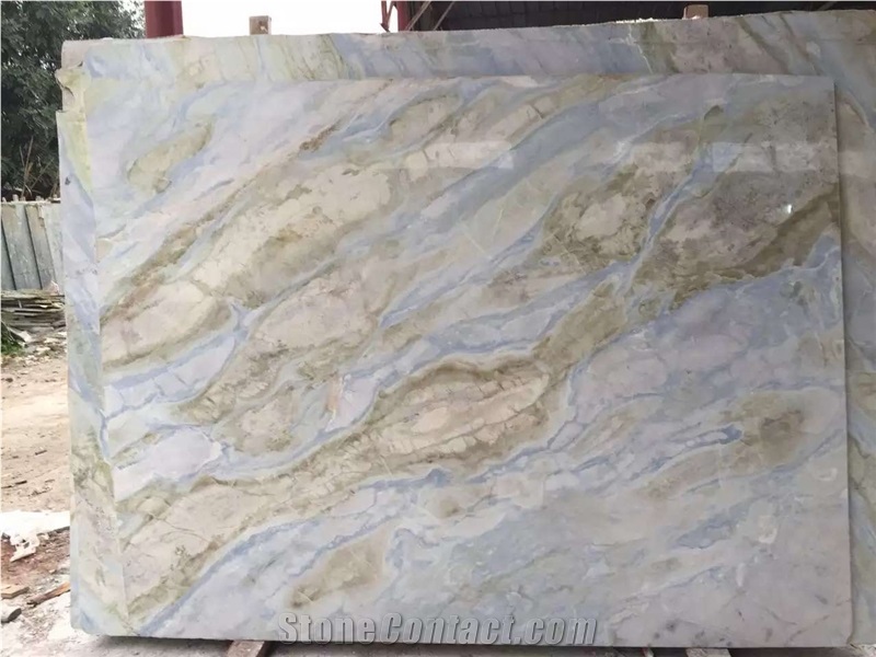 Blue Golden River Marble Beautiful Grey Marble Stone Slabs